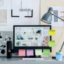 Zonon 24 Pieces Cool for School Sticky Notes 3 x 3 Inch Back to Classroom Theme Motivational Notepads Fun Positive Gifts for Teacher Nurse Coworkers Work Studying Supplies (Bright Style)