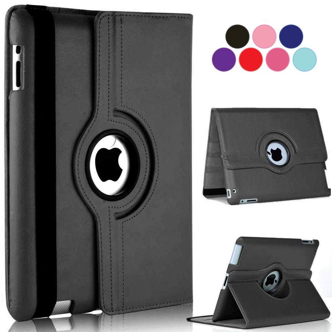 Vultic Rotating Case for iPad Pro 11 inch M4/M5 (2024/2025), 360 Degree Stand [Auto Sleep/Wake] Folio PU Leather Smart Cover (Navy Blue)