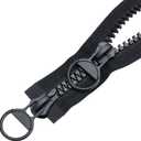 50cm Black Zipper #15 Heavy Duty Zipper Huge Two Way Separating Plastic Zippers for Down Jacket Coats Overcoats Tents Boat Cover Canvas TXZWJZ