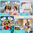 2 x 4PCS Diamond Ring & Heart Balloons Set - Bachelorette Party Decorations, Engagement Decor, Wedding Proposal Balloons, Bridal Shower, Just Married, Bride Anniversary Valentine's Day Party Favors