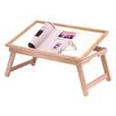 Winsome 24.6-Inch Breakfast Folding Bed Tray with Flip Top, Natural (98721)