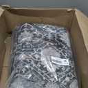 Washable 4x12 Hallway Runner Rug: Vintage Soft Carpet for Living Room Bedroom Stain Resistant Area Rug with Non-Slip Backing for Entryway Kitchen Thin Floor Mat for Bathroom Dining Room(Black,4x12)