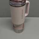 STANLEY Quencher ProTour Flip Straw Tumbler with Leakproof Lid | Built-In Straw & Handle | Cupholder Compatible for Travel | Insulated Stainless Steel Cup | BPA-Free (40 Ounces, Rose Quartz)