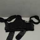 BigRose Posture Corrector for Women and Men, X Power Support Belt for Back Pain Relief with Adjustable Shoulder Straightener, Upper Lower Lumbar Neck Support, Comfortable Back Brace, Medium (Black)