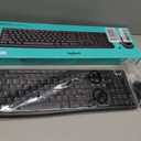 Logitech MK270 Wireless Keyboard and Mouse Combo for Windows, 2.4 GHz Wireless, Compact Mouse, 8 Multimedia and Shortcut Keys, 2-Year Battery Life, for PC, Laptop - Black