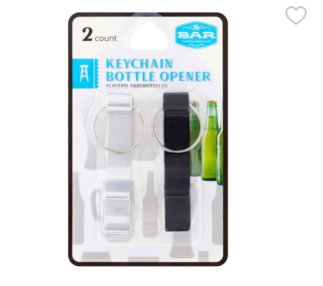 The Bar Keychain Bottle Opener, 2 count,3 pcs
