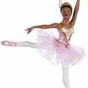 Kurt Adler YAMC7976 6.25" Resin Black Ballerina Ornament