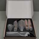 5-in-1 Hot Air Styler Wrap, High-Speed Hair Dryer Brush Blow Dryer with 2 Auto Wrap Curlers for Curling, Straightening, Volumizing, Fast Drying & Frizz-Free Styling for All Hair Types