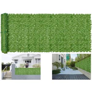 Artificial Ivy Privacy Fence Wall Screen,160x60 in in in UV-Anti Faux Greenery Backdrop Ivy Vine Leaf Hedges Fence Panels for Patio, Balcony, Garden, Backyard Indoor Outdoor Green Wall Decor