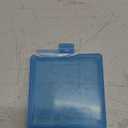 MTM P-100-22-24 22-Long Rifle 100 Round Flip-Top Ammo Box, USA Made, Clear Blue,