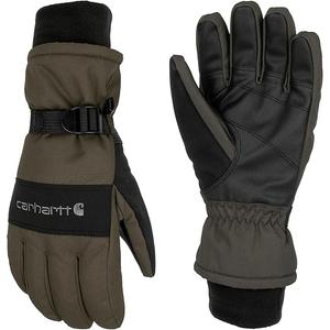 Carhartt Men's Waterproof Insulated Knit Cuff Glove, Tarmac Black, Size: X-Large
