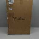 Emliviar Solar Exterior Front Porch Light with Remote Control, 3 Lighting Modes Waterproof Solar Wall Lantern, Auto On/Off Black Outside Light with Clear Glass, 500181-SL BK (Medium - 1 Pack)