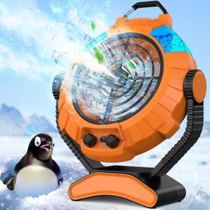 AI Portable Air Conditioners Fan with 120 Rotating Function,JYew Evaporative Mini Room Air Conditioners, AC Portable for Room Office,Portable AC Unit Air Cooler with 4 in 1 Humidifier Fan Conditioner