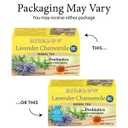 Bigelow Tea Lavender Chamomile Plus Probiotics Herbal Tea, Caffeine Free with Lavender Chamomile, 18 Count Box (Pack of 6), 108 Total Tea Bags (EXP 06/01/28)