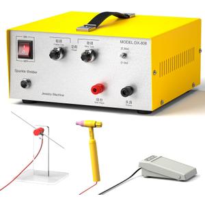 110V Jewelry Spot Welding Machine, Adjustable Spot Welder for Necklaces Earrings