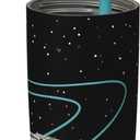 Owala Star Wars FreeSip Sway Insulated Stainless Steel Water Bottle with Two-Way Spout, Built-In Straw and Bucket Handle, School, and Sports, 30oz, BPA Free, Leak Proof, Millennium Falcon