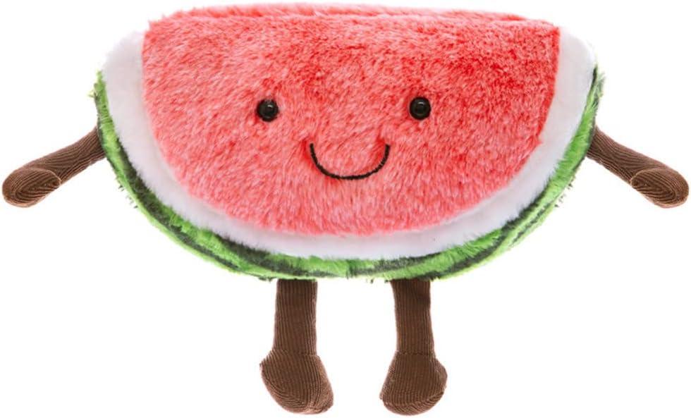 XIYUAN 19.6" Soft Toys Fruit Serie Watermelon Fruit Plush Doll Pillow Stuffed Plushie Cherry Toys Cute Soft Toys, Soft Pillow cushionHome DecorationPlush ToyGift