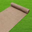 butarfe 40”x3 Feet Burlap Garden Fabric Natural Burlap Tree Wrap Rolls, Weed Barrier Multipurpose Burlap Fabric Roll Premium Jute Liner Jute Fiber Material for Gardening Outdoor Trees Weddings Party