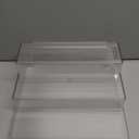 Vacane Clear Spice Rack, 3 Tiered Shelf Spice Organizer for Cabinet, Spice Shelf and Jar Organizers Make Up Organization Great for Pantry, Bathroom, Kitchen, Bedroom, Office