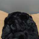 EVERGRACEHOME Luxury Soft Faux Chinchilla Fur Throw Blanket for Couch, Warm Thick Heavy Winter Throw Blanket 1220GSM for Bed, Fluffy Cozy Mink Blanket with Reversible Velvet, Black Noir Mink, 60"x80"