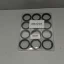 Amazer Shower Curtain Hooks Rings, 24 Pcs Black Shower Curtain Hooks, O Shape Shower Curtain Rings, Easy to Snap Closure Plastic Shower Hooks for Shower Curtain and Liner Bathroom