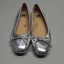 Steve Madden New York Zion Silver Women's Flats Shoes Size 9