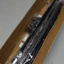 ENJOYBASICS Matte Black Shower Curtain Rod 30 to 76 Inches, 1 Inch Stainless Steel Adjustable Spring Tension Rods No Drill for Bathroom, Closet, Window, Room Divider, Never Rust, Non Slip