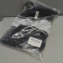 Missufe Women's V Neck Ruffle Short Sleeve Bodycon Summer Casual T Shirt Dress (Black, XS)