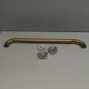 24 Inch Anti Slip Shower Grab Gold, Munzong Bathroom Grab Bar, Knurled Bathroom Balance Bar, Safety Hand Rail Support Handicap Elderly Injury Senior Assist Bath Handle