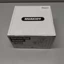 MUAKIOY No Drill Curtain Rod Bracket Holders, (8 Pack) Adjustable Self Adhesive Curtain Hooks, No-Nail Stick on Wall Curtain Rod Hangers for Bathroom Bedroom Kitchen and Livingroom