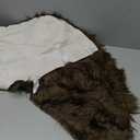 iMucci 30inch Christmas Tree Skirt Wool Fur Brown Tree Skirt Small Tree Skirts Brown Trees Skirt Holiday Party Decoration