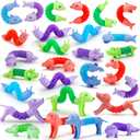 30 PCS Animal Pop Tubes Fidget Toys, Party Favors Toddlers Kids Travel Entertainments, Classroom Prizes,Carnival Prizes,Piata Stuffers,Stress Relief Sensory Toys for Kids 3-8
