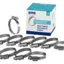 01266704026-000-0539 Hose Clamps, 20 mm-32 mm x 9 mm W4 (Pack of 10)