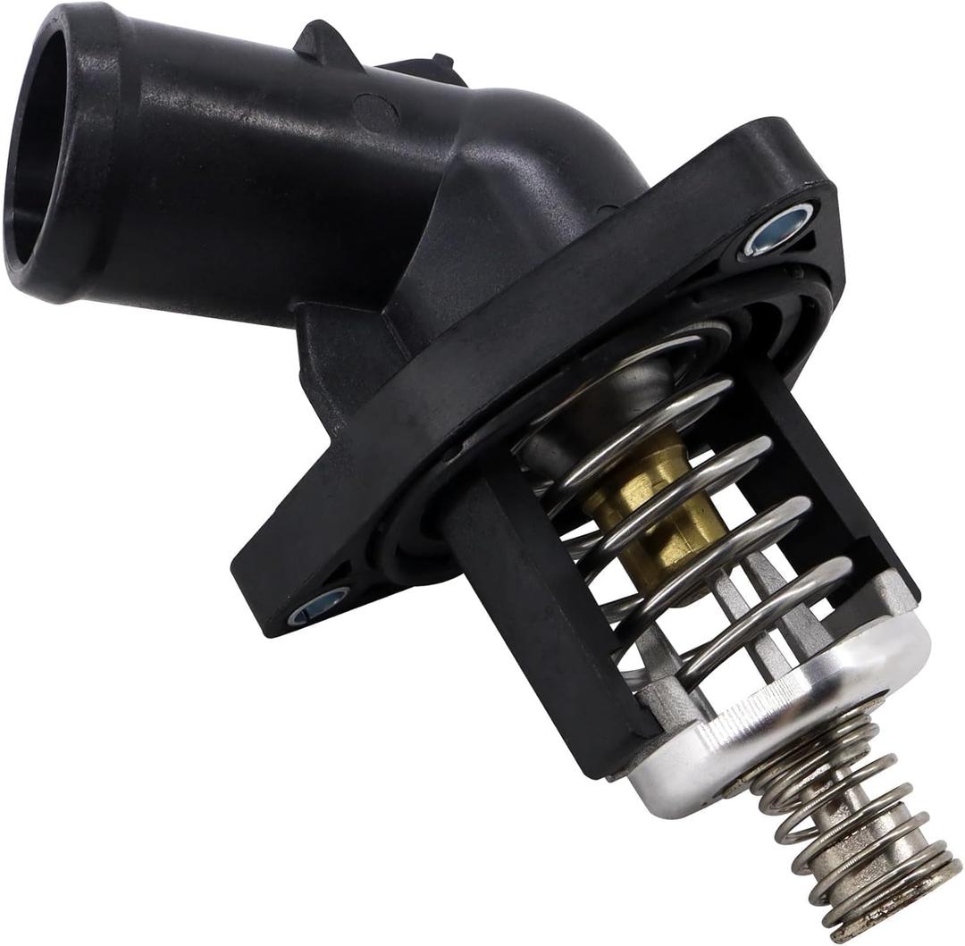 Hisport Engine Coolant Thermostat Housing Assembly - Compatible with Cadillac Escalade Chevy GMC Cadillac Vehicles - Silverado 1500, Suburban Tahoe Sierra 1500 Yukon XL Water Outlet Replace 12674639