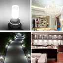 G8 Led Bulb, 20-25W Halogen Equivalent 3W T4 Bulb, Daylight White 6000K, 120V Puck Light Bulbs for Under Cabinet Light, Under Counter Kitchen Lighting,5-Pack