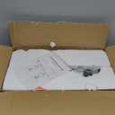 Table Lamps Set of 2, Modern Farmhouse Nightstand Lamp with USB Ports, 3-Way Dimmable Touch Control Washed White Bedside Lamps with Off-White Linen Shade for Bedroom Living Room, Bulbs Included