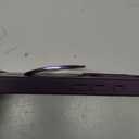 FlyReal Designed for iPhone 15 Pro Case with 360 Magnetic Stand, Carbon Fiber Phone Case [Compatible with Magsafe] [16FT Military Protection] with Rotatable Ring Stand 6.1'', Deep Purple
