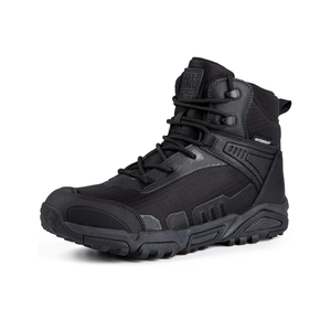 FREE SOLDIER Men's Waterproof Tactical Work Boots Lightweight Comfortable Combat Hiking Boots US 12W