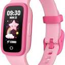 TICTIKY Kids Fitness Tracker Watch with Amoled Screen, Activity Tracker No Phone Needed, Heart Rate and Sleep Monitor, 3ATM Waterproof, Pedometer, Alarm Clock, Games, Step Counter Watch for Girls 5-10