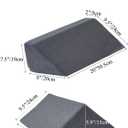 SAMTY Bed Wedges & Body positioners for Elderly/Seniors Side Sleeper(3 in 1) Triangle Bed Wedge Pillow for Back Pain Relief Wedge Pillow Set for After Surgery