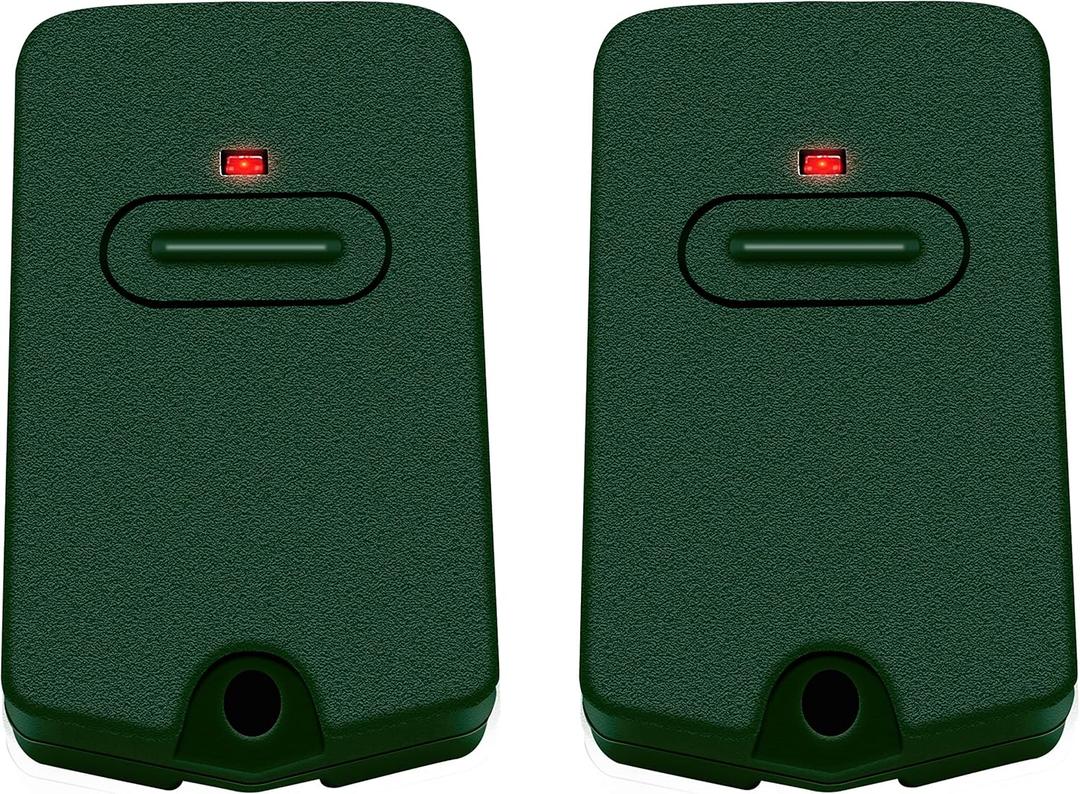 2 for Mighty Mule GTO Gate Opener Remote FM135 RB741 MMT103 (Green)