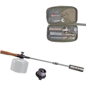 CAMPINGMOON Camping Grill Torch Dual Fuel Head Flame Adjustable for Charcoal Starter with Storage Case MT-3955/I-1010 (Butane + Isobutane)