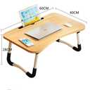 Laptop Bed Table, Portable Laptop Desk Bed Tray with Foldable Legs, Lap Desk TV Tray for Breakfast Serving