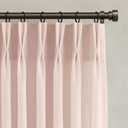 Light Pink Linen Curtains Pinch Pleated 90 Inch Length 2 Panels for Nursery Baby Girls Bedroom Semi Sheer Light Filtering Pleated Linen Curtains for Living Room Bedroom Dusty Blush Pink (40"W x 90"L (Pack of 2))