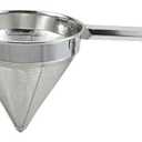 Winco China Cap Strainer, 12-Inch Diameter, Fine Mesh, Medium, Stainless Steel