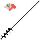 Extended Garden Auger Spiral Drill Bit 2x30, Spiral Hole Drill Planter - No Need to Squat for Garden Planting Bulb & Bedding Plant Augers, Hole Digging Planting Tool for 3/8" Hex Drive Drill