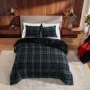 Tommy Hilfiger - Twin Comforter Set with Sham, Reversible Plush Bedding