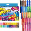 Mr. Sketch Scented Markers, Chisel Tip Marker, Assorted Colors, 22 Count