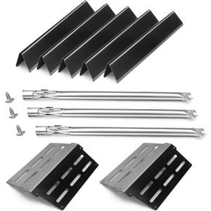 Genesis Grill Parts for Weber E310 E320 E330 EP310 EP320 EP330, 17.5 Flavorizer Bars 7620 Heat Deflector 7622 Burner Tube 62752 for Weber Genesis 300, Grill Replacement Parts for Weber Accessories