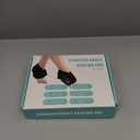 Foot Renew Ankle Massager with Vibration and Heat - Cordless Rechargeable Ankle Heating Pad for Pain Relief, Plantar Fasciitis & Achilles Tendonitis. Adjustable Wrap for Circulation Boost. (GRAY-2pcs)